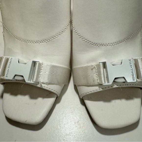 KENDALL + KYLIE Womens Zeno Faux Leather  Open Toe Slingback Heels - Picture 3 of 12